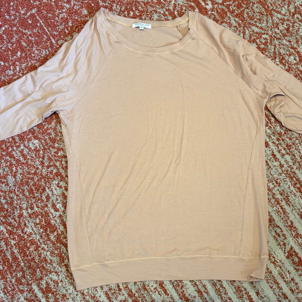 Chic Soul Beige Casual Top